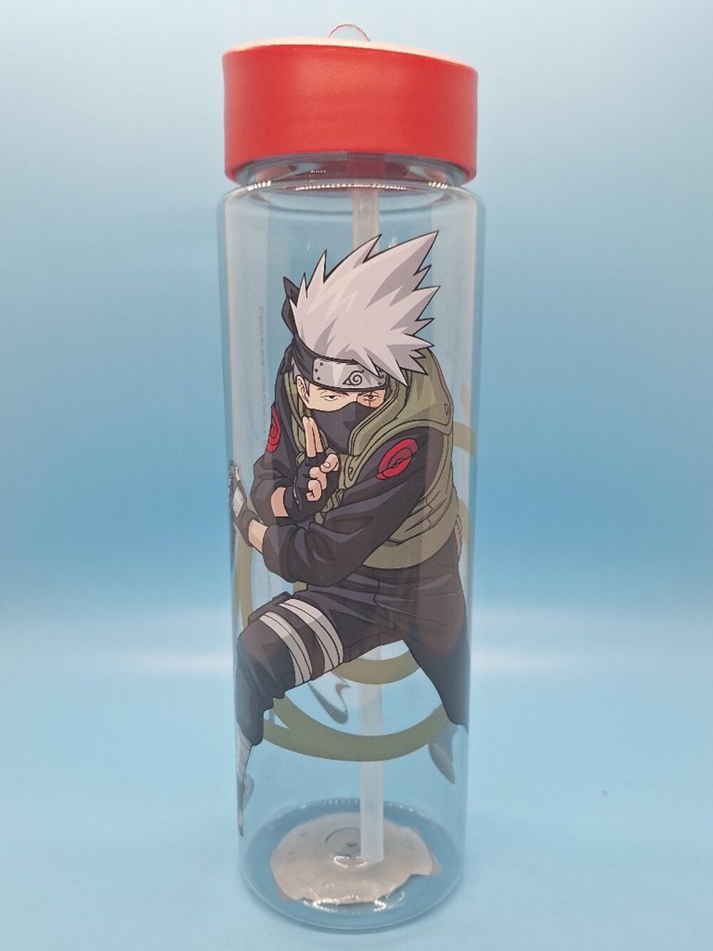 New Unused Naruto Kakashi Water Bottle holds 24 fl. oz.